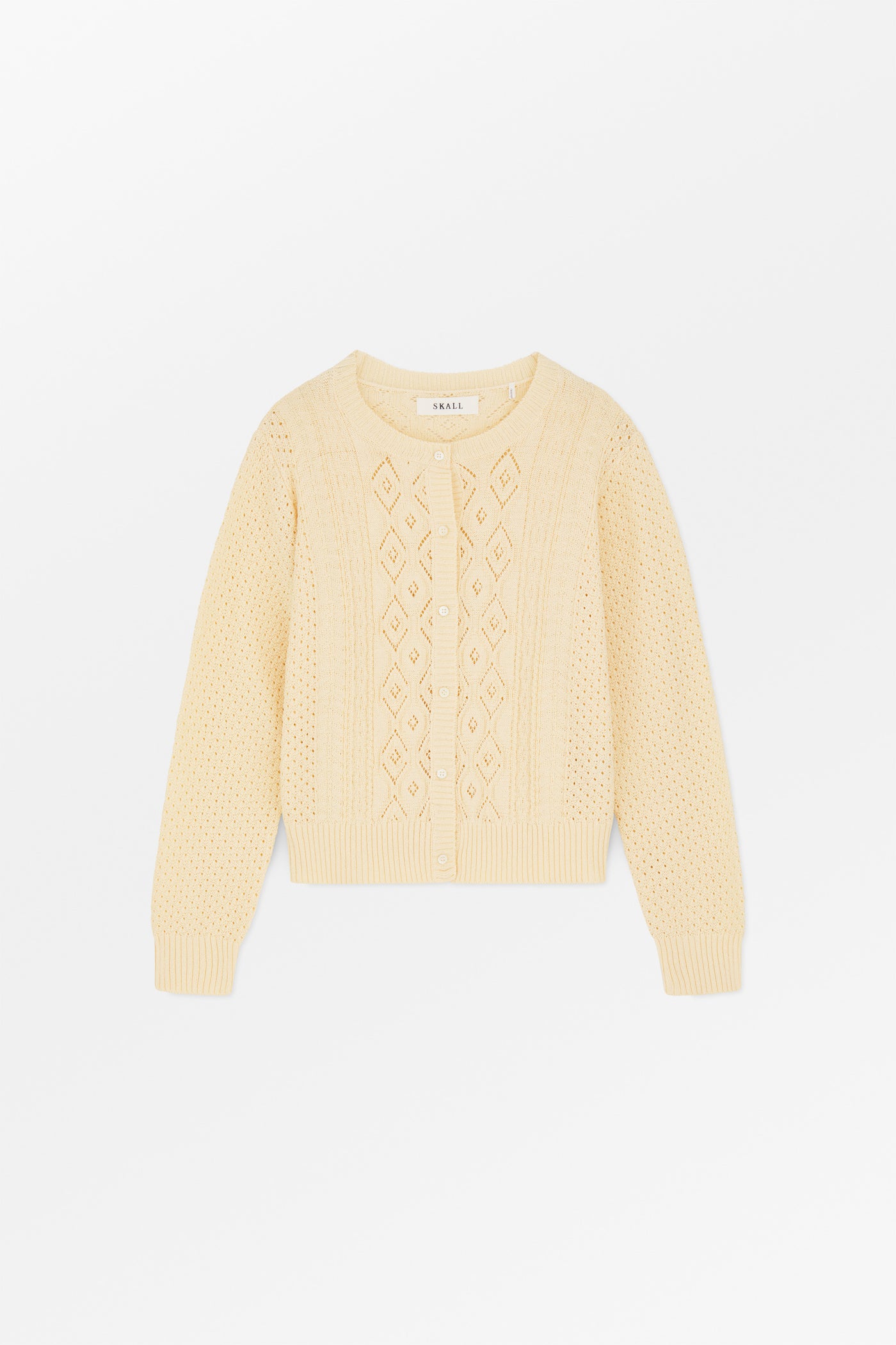 Skall Studio Alexa cardigan Cardigan Pastel yellow