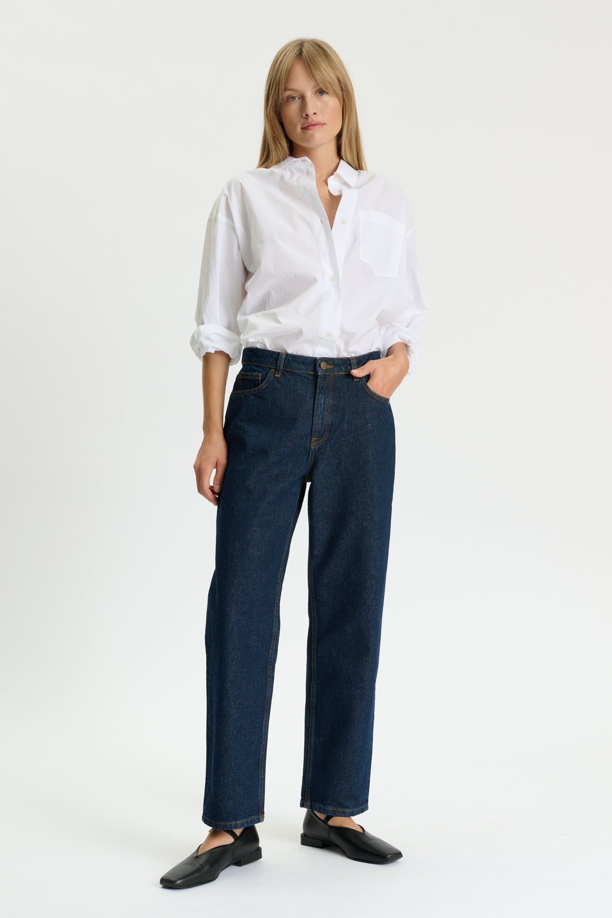 Skall Studio Allison cropped jeans Jeans Indigo blue