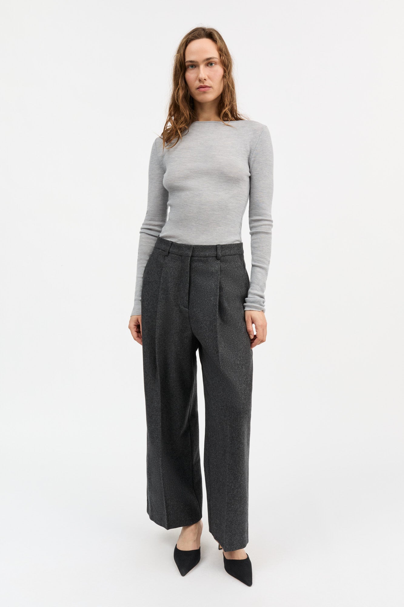 Skall Studio Bob trousers Trousers Dark grey