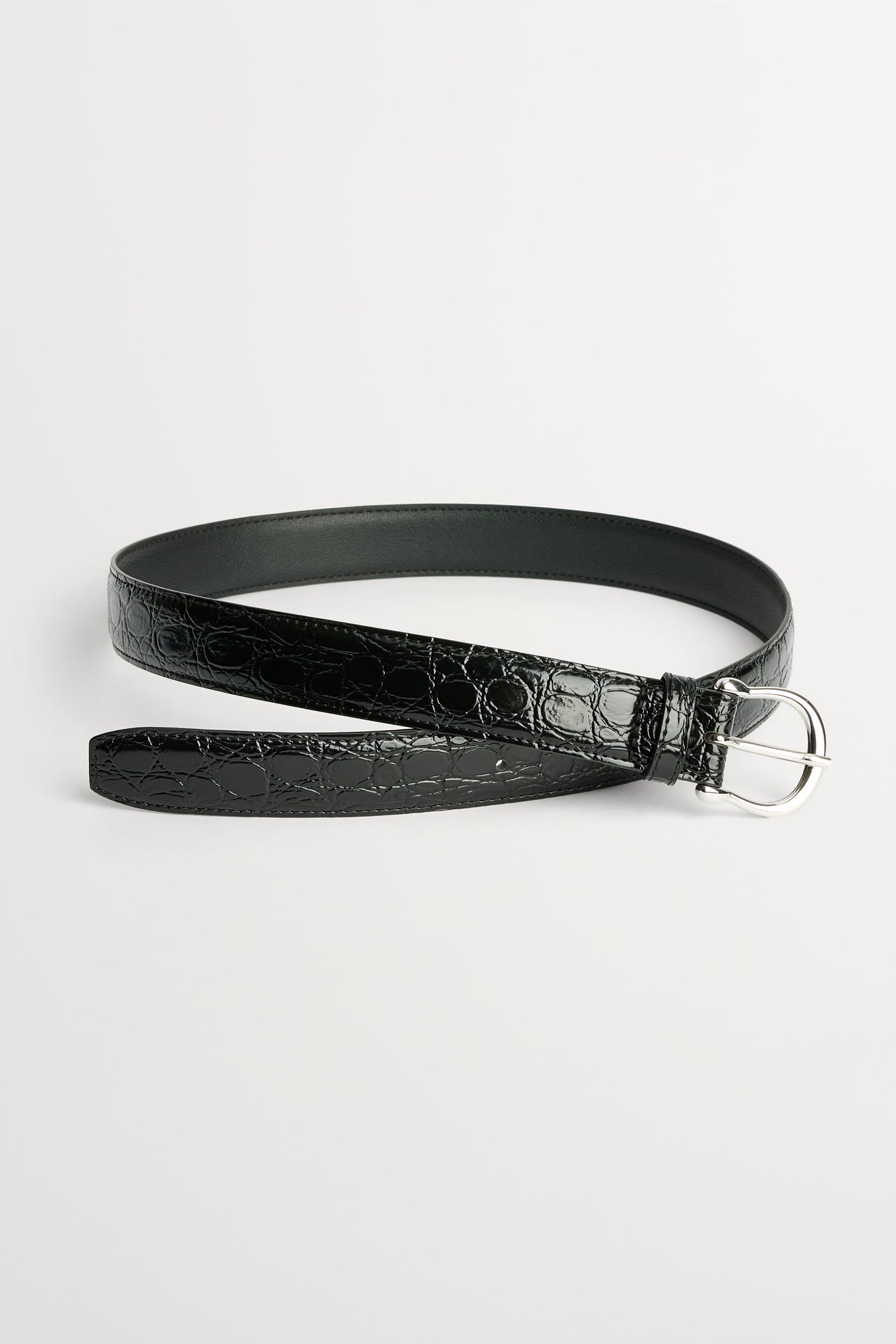 Skall Studio Casual belt Belt Croco black