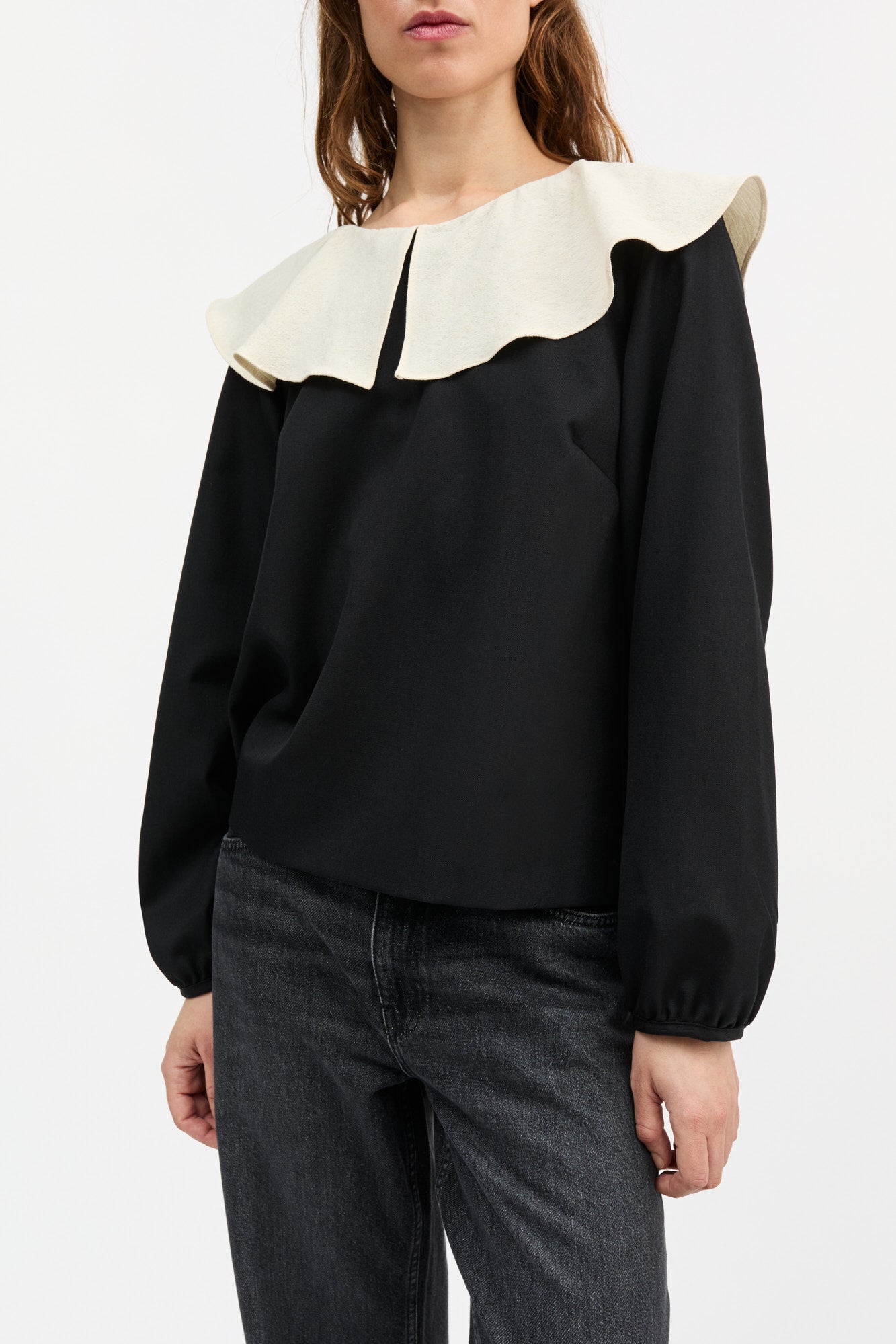 Skall Studio Cherie blouse Blouse Black