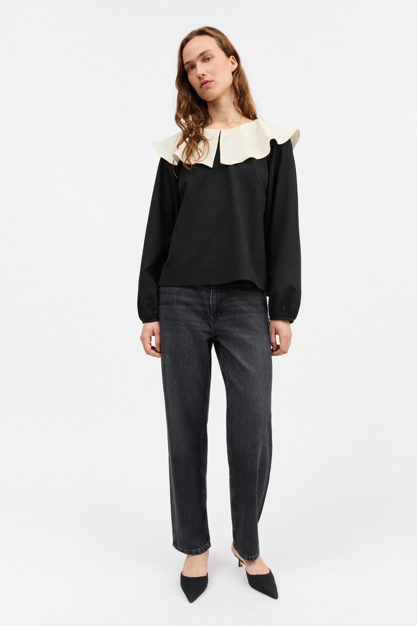 Skall Studio Cherie blouse Blouse Black