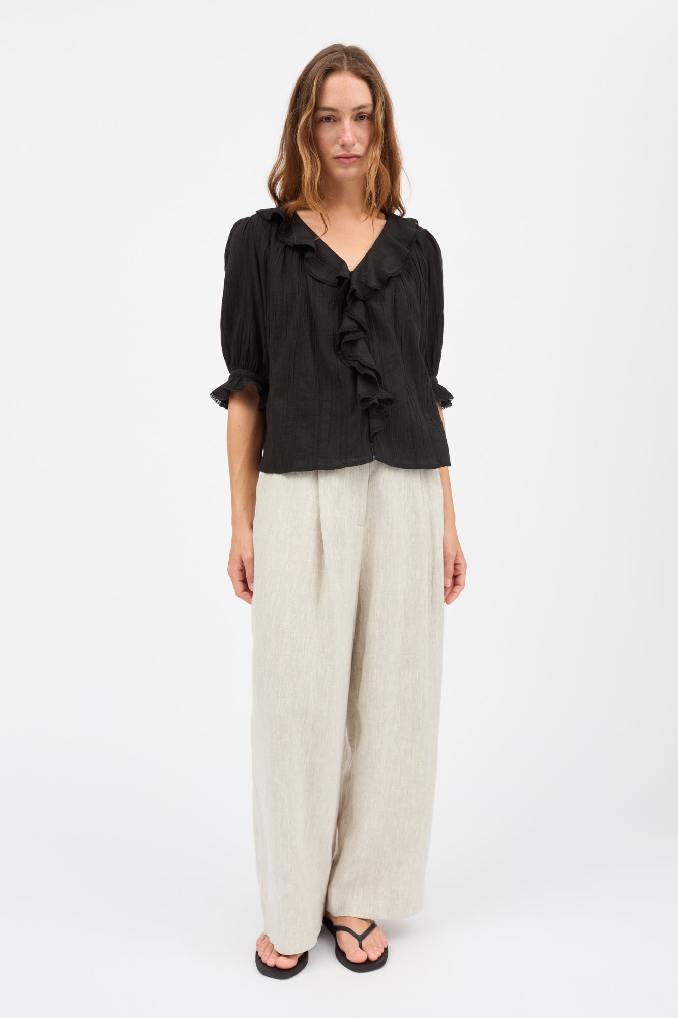 Skall Studio Clea blouse Blouse Black