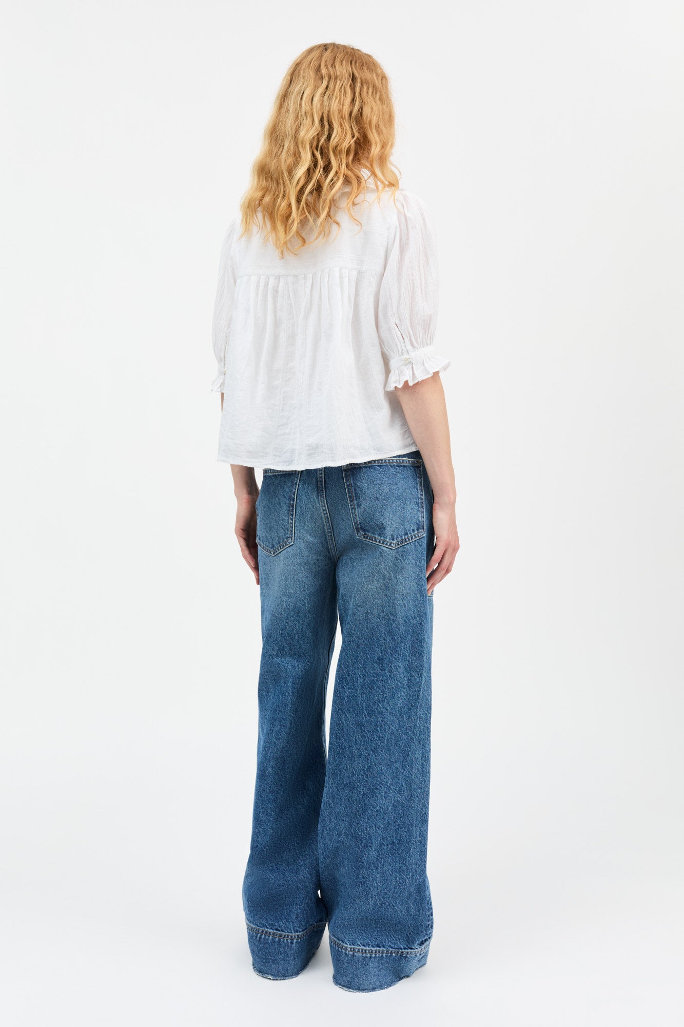 Skall Studio Clea blouse Blouse Optic white