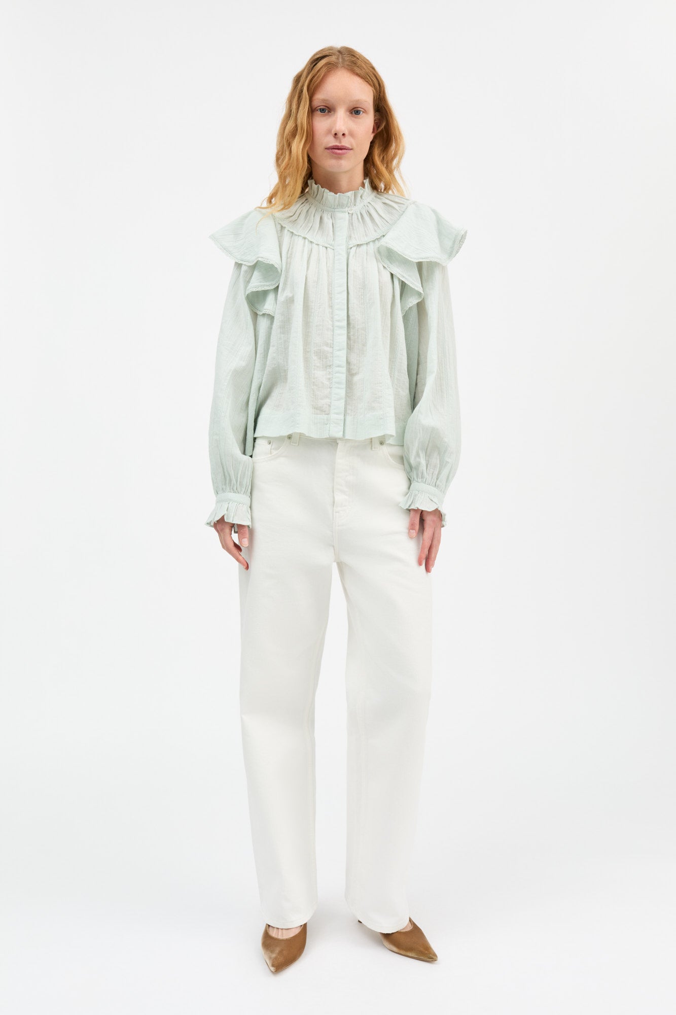 Skall Studio Clea shirt Shirt Light aqua