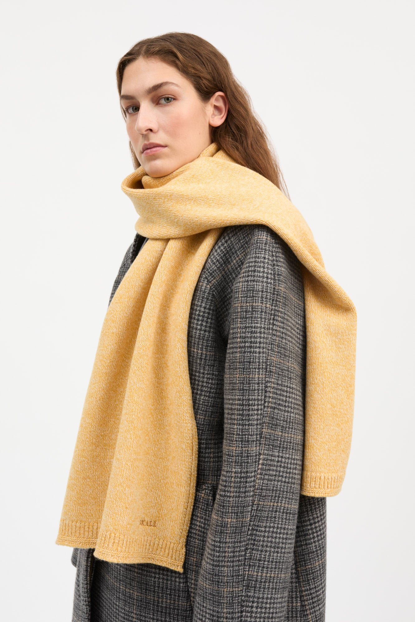 Skall Studio Cleo scarf Scarf Light yellow mélange