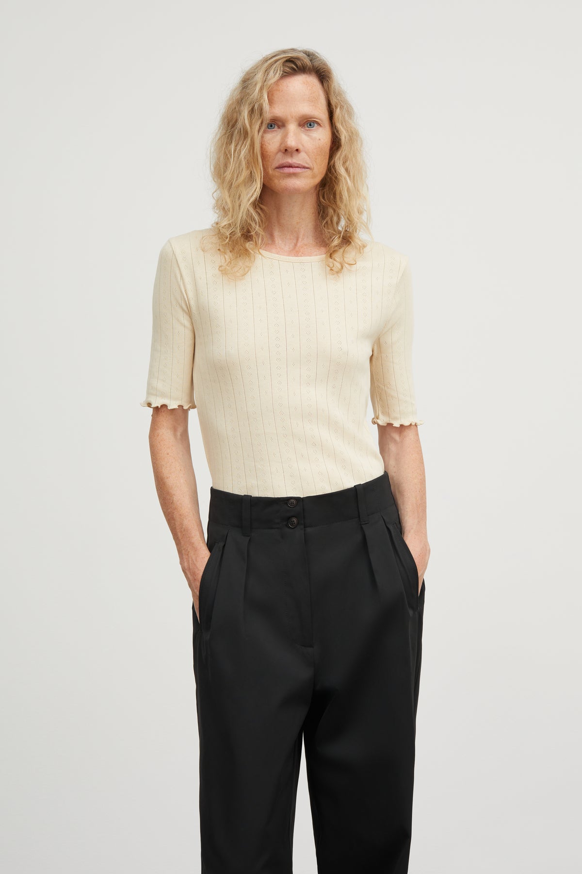 Skall Studio Edie tee T-shirt Light beige