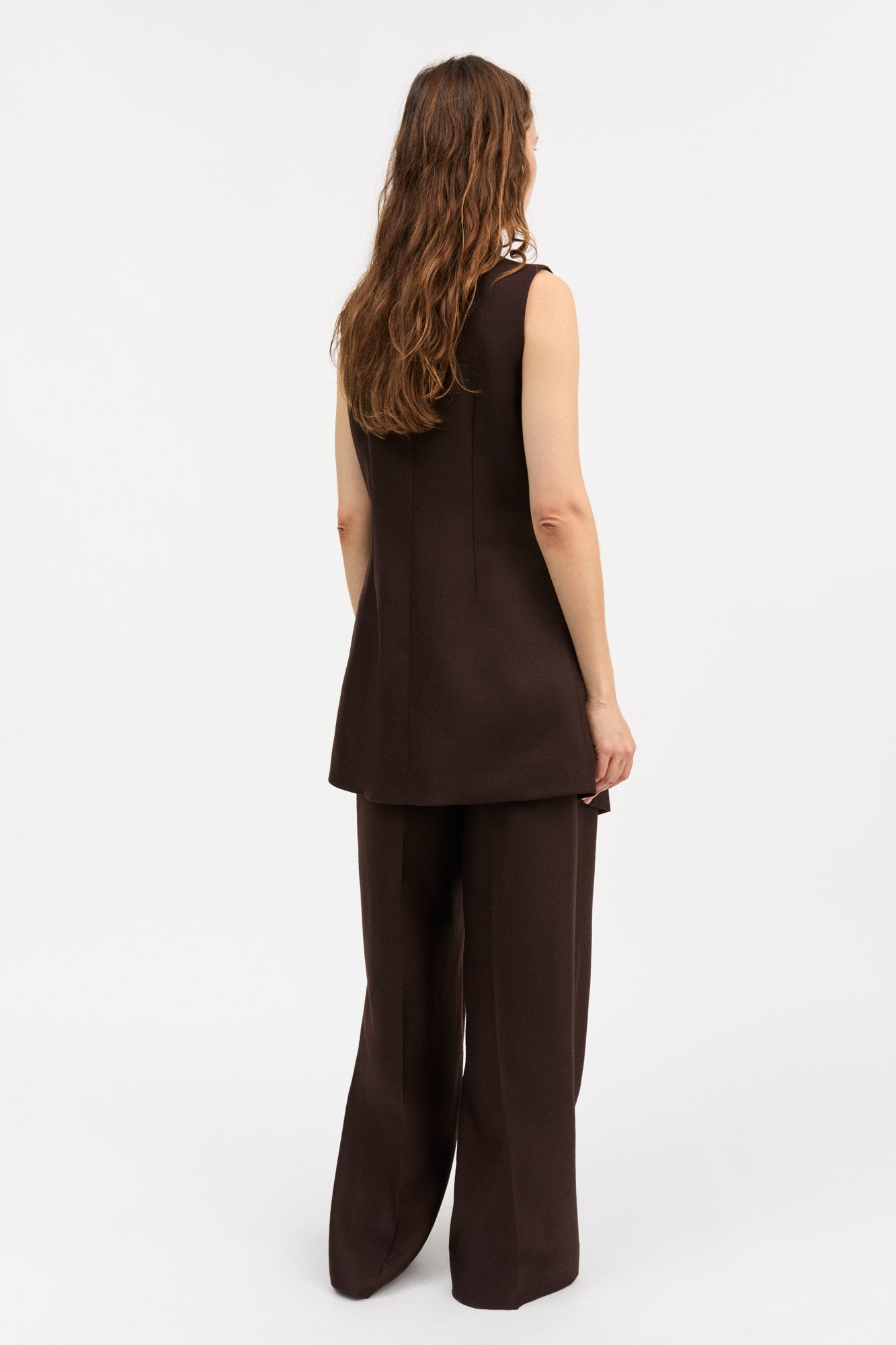 Skall Studio Erin waistcoat Waistcoat Dark brown