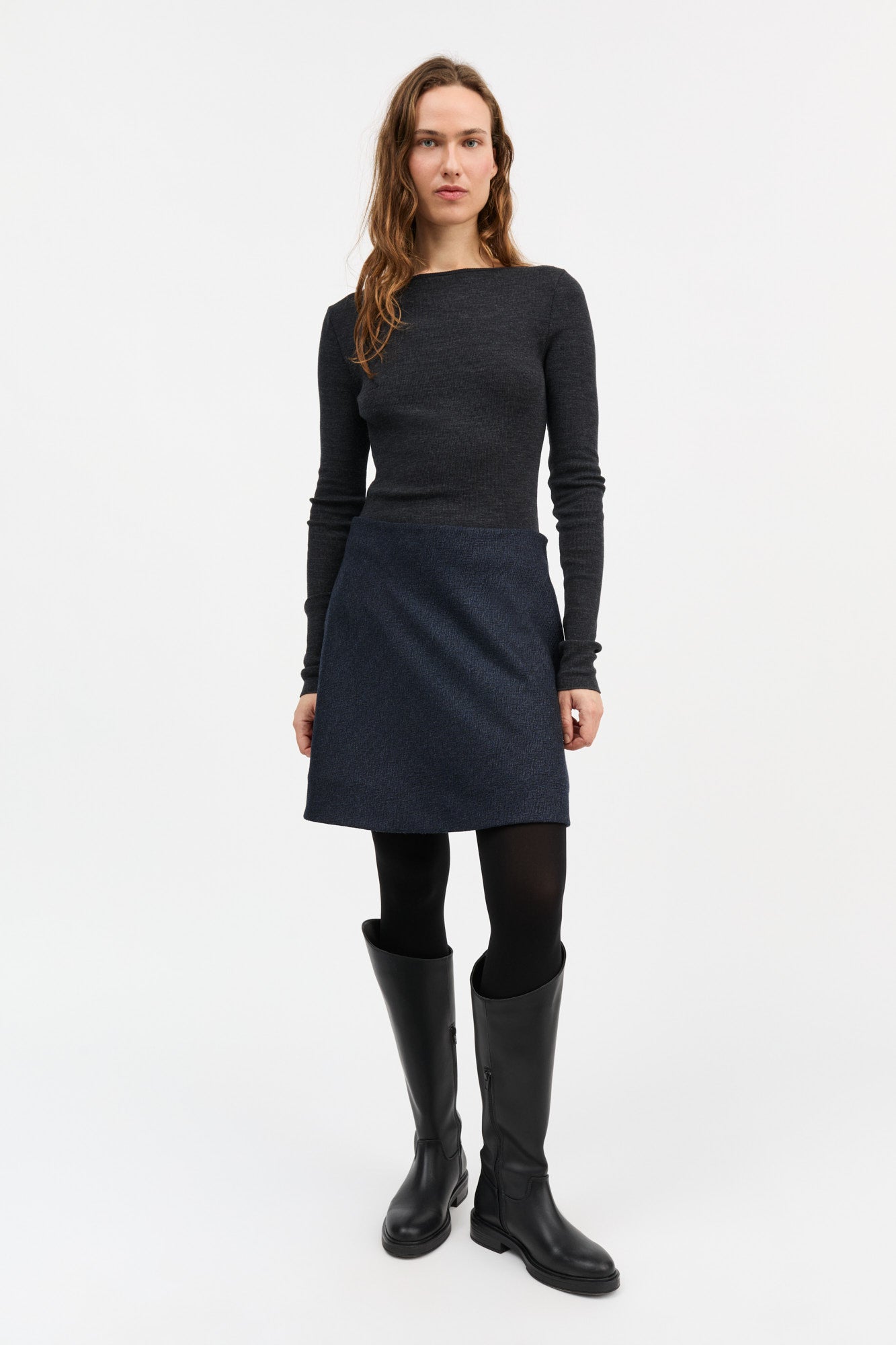 Skall Studio Fifi skirt Skirt Navy black