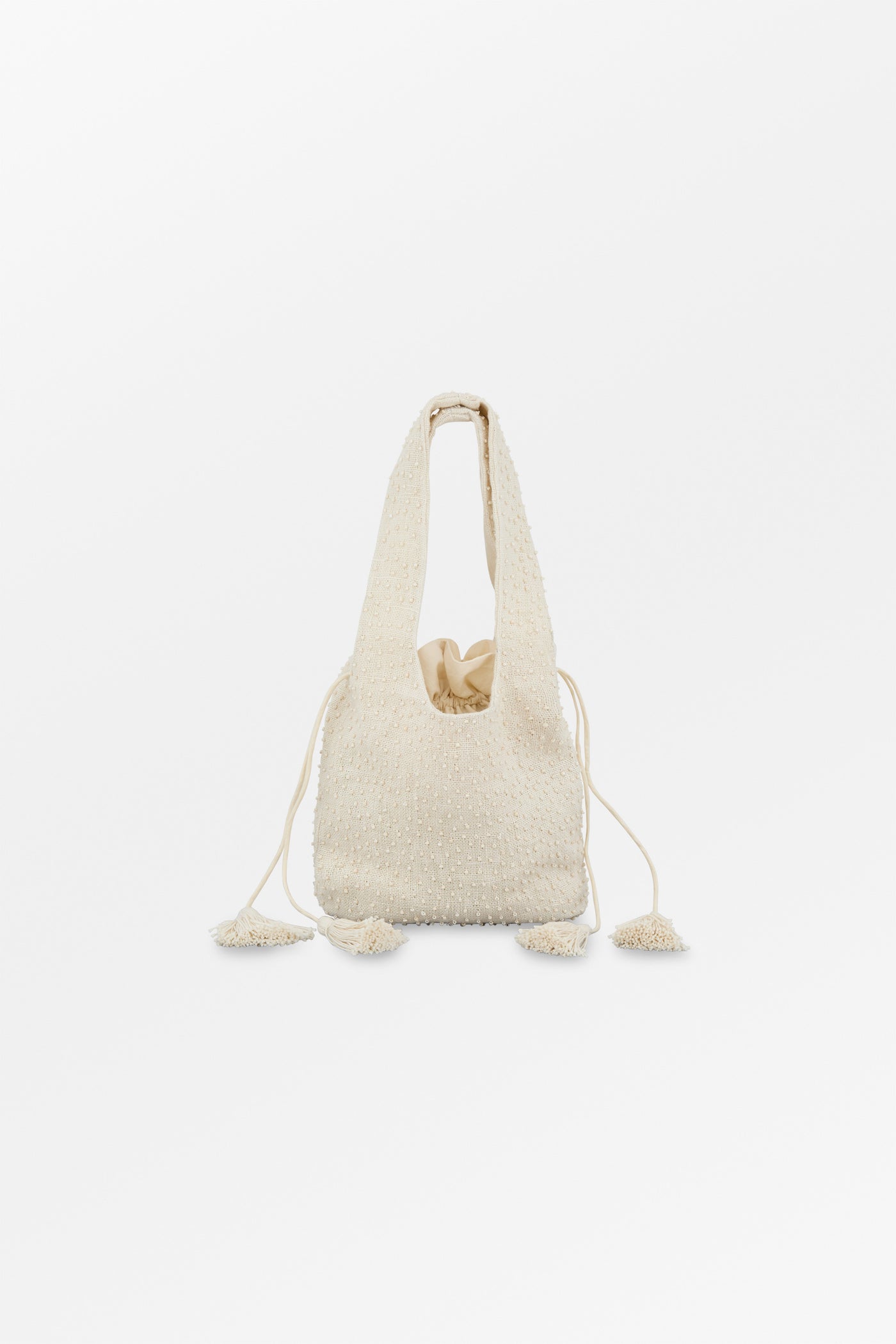 Skall Studio Fountain Bead Bag Bag Ecru