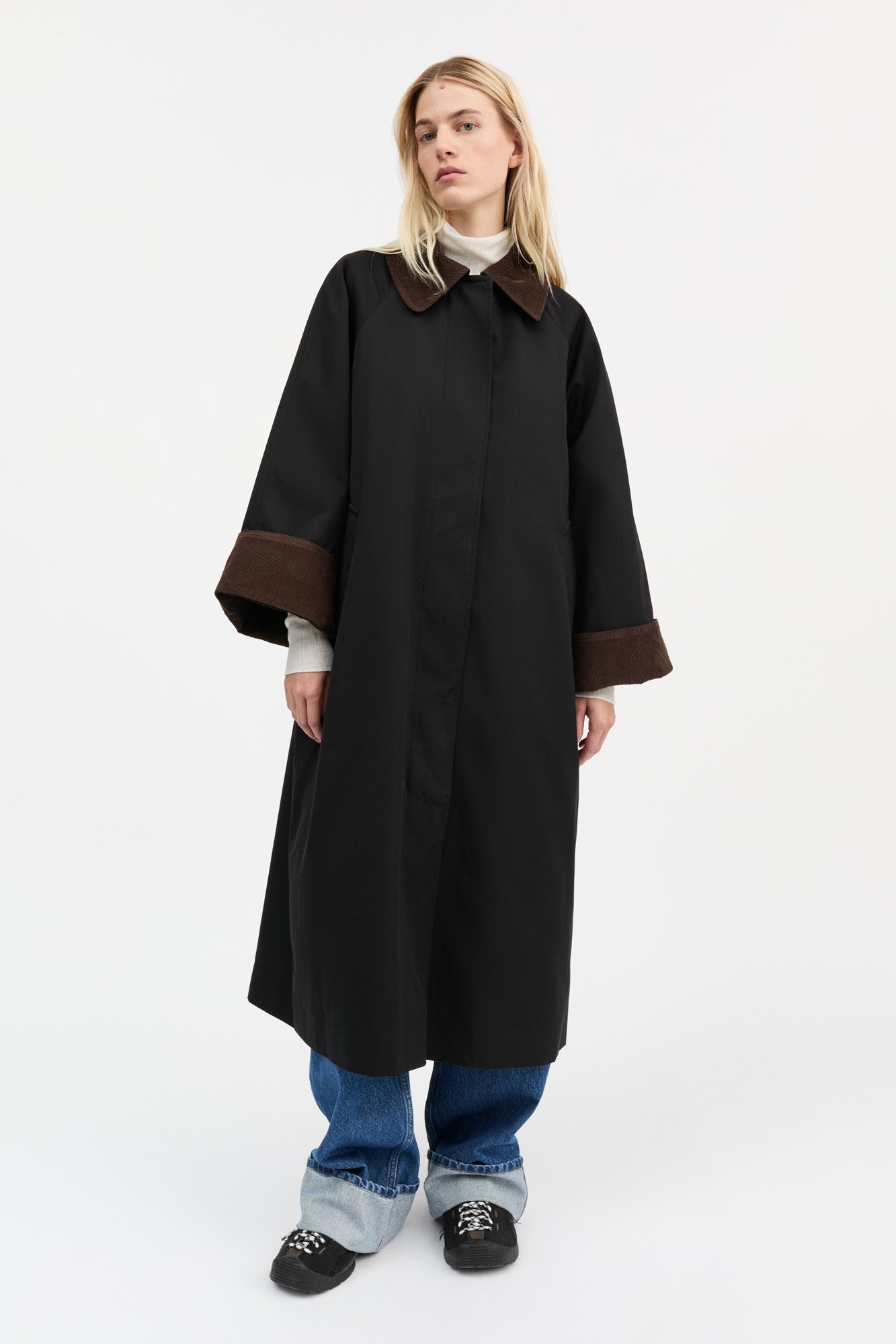 Skall Studio Gaby coat Coat Black/Brown