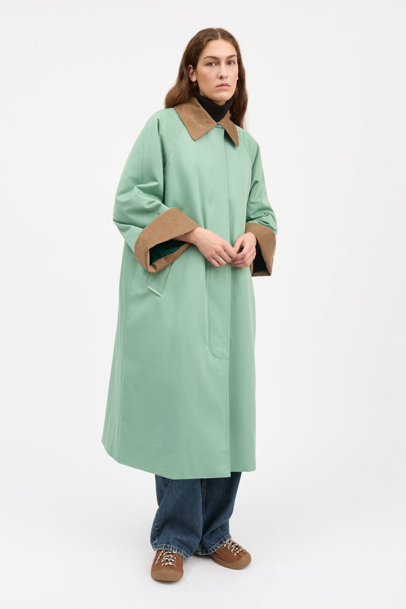 Skall Studio Gaby coat Coat Sage green