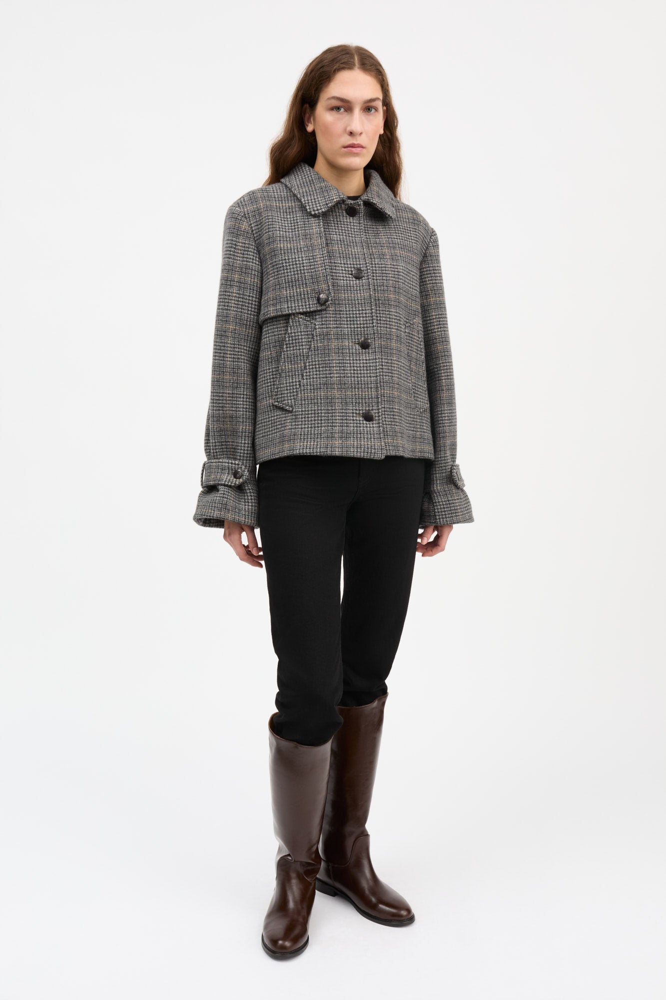 Skall Studio Harriet jacket Jacket Grey check