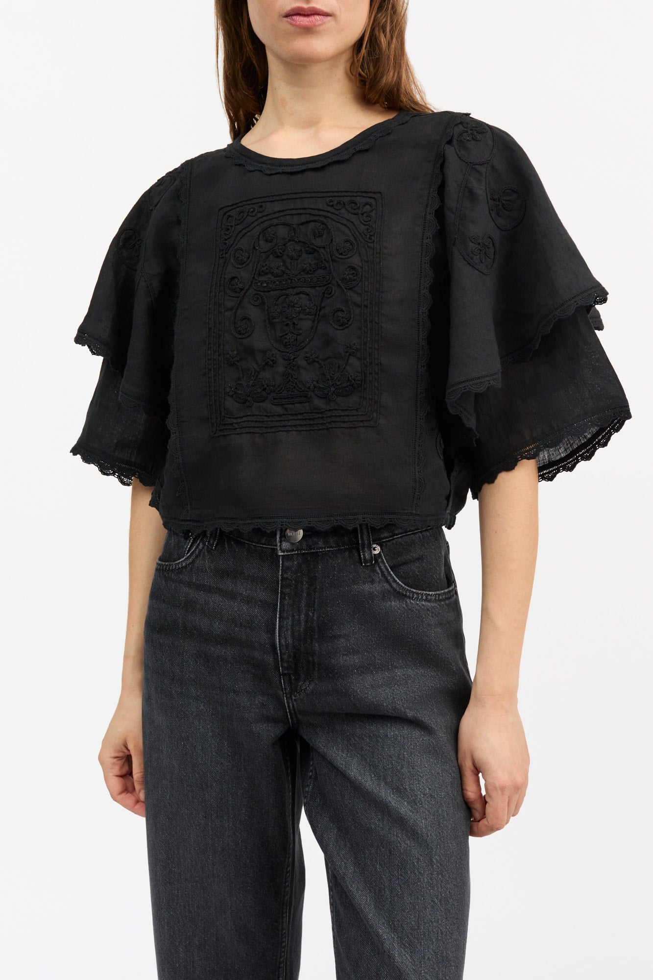 Skall Studio Jardin top Top Black