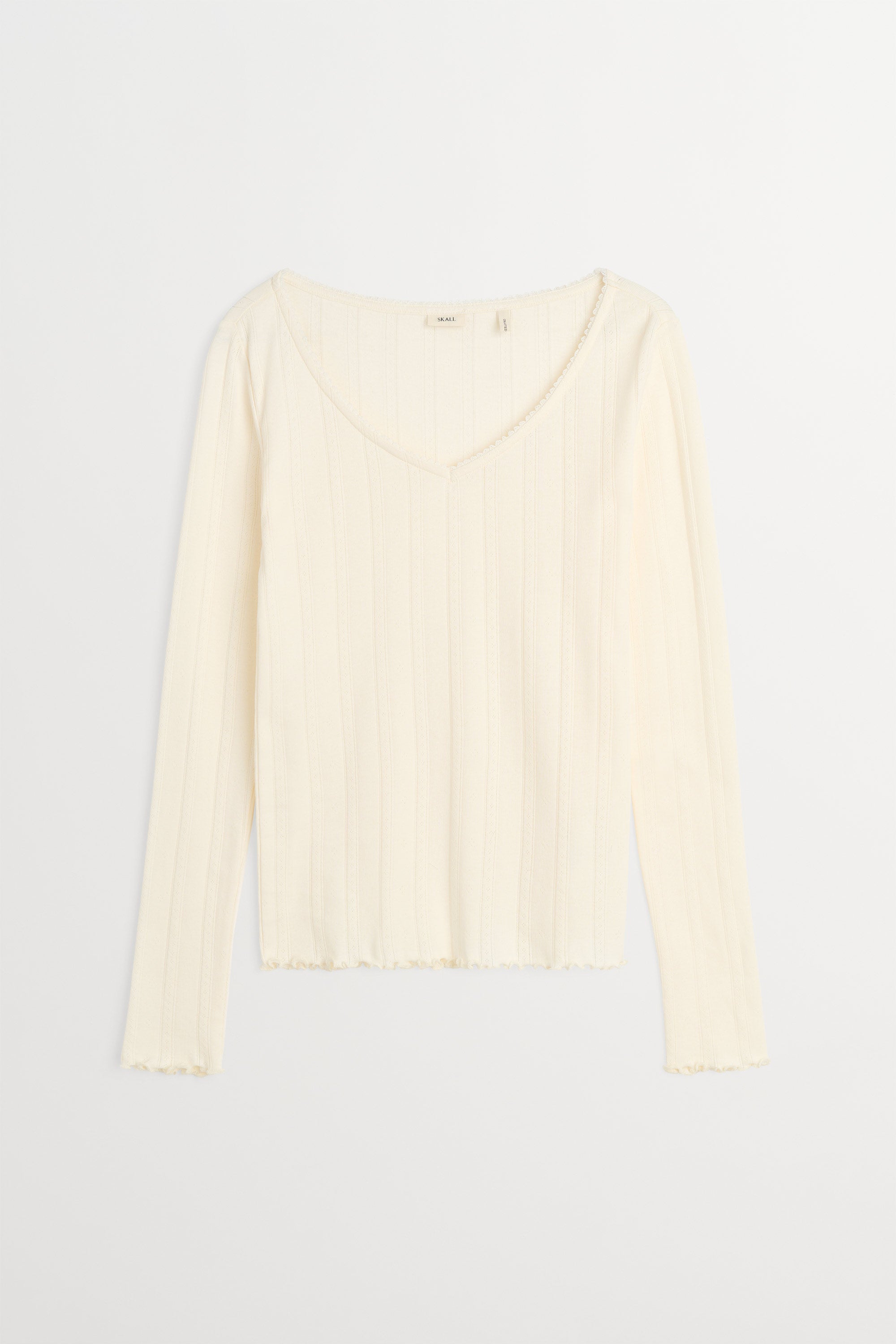 Skall Studio June V blouse Blouse Ecru