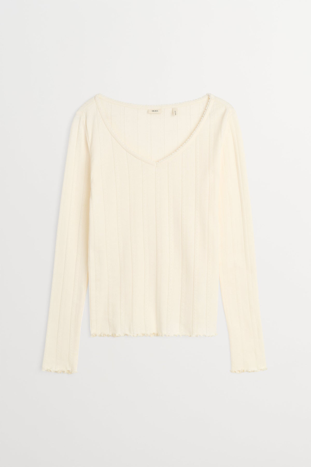Skall Studio June V blouse Blouse Ecru