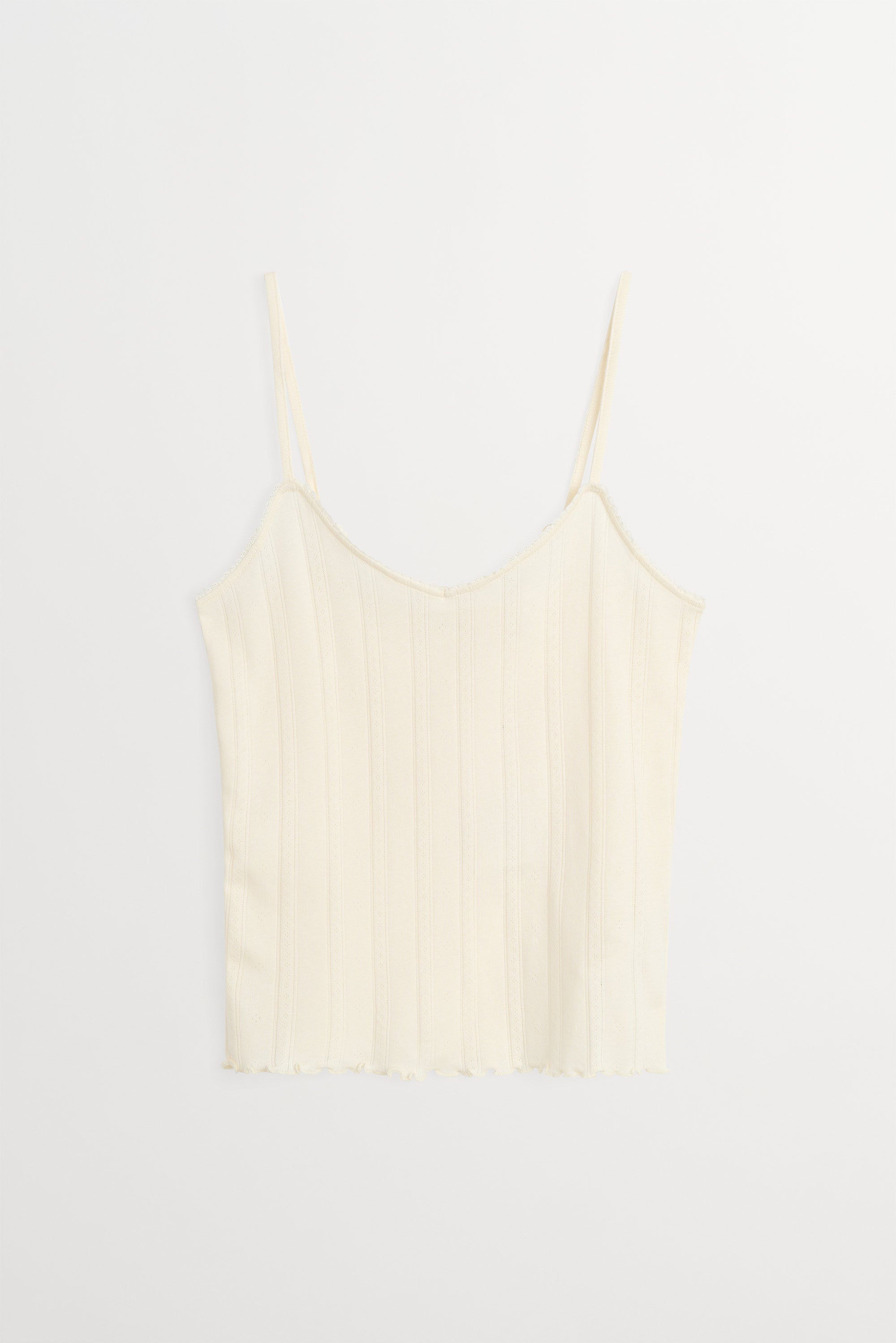 Skall Studio June singlet Top Ecru