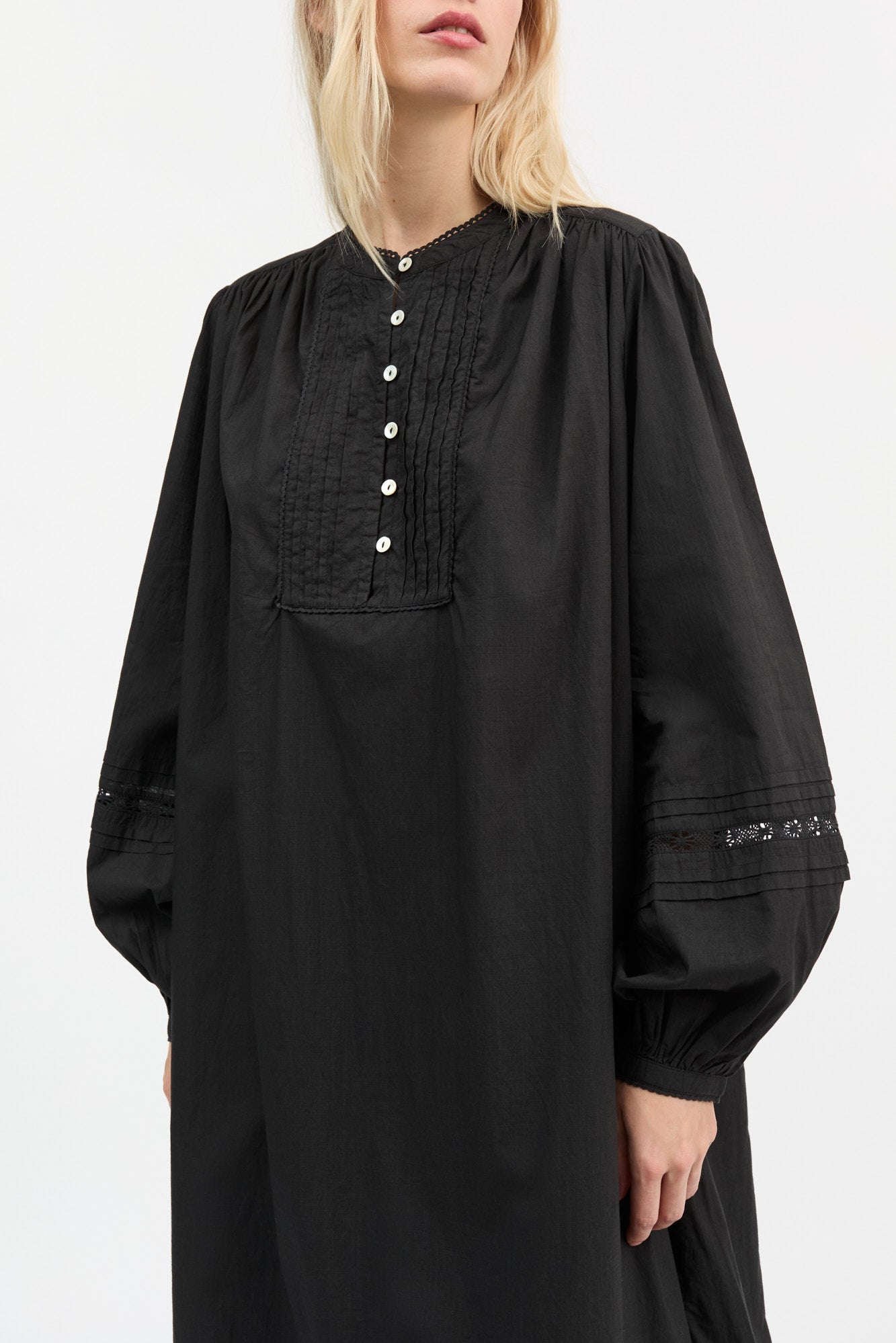 Skall Studio Leaf shirtdress Dress Black