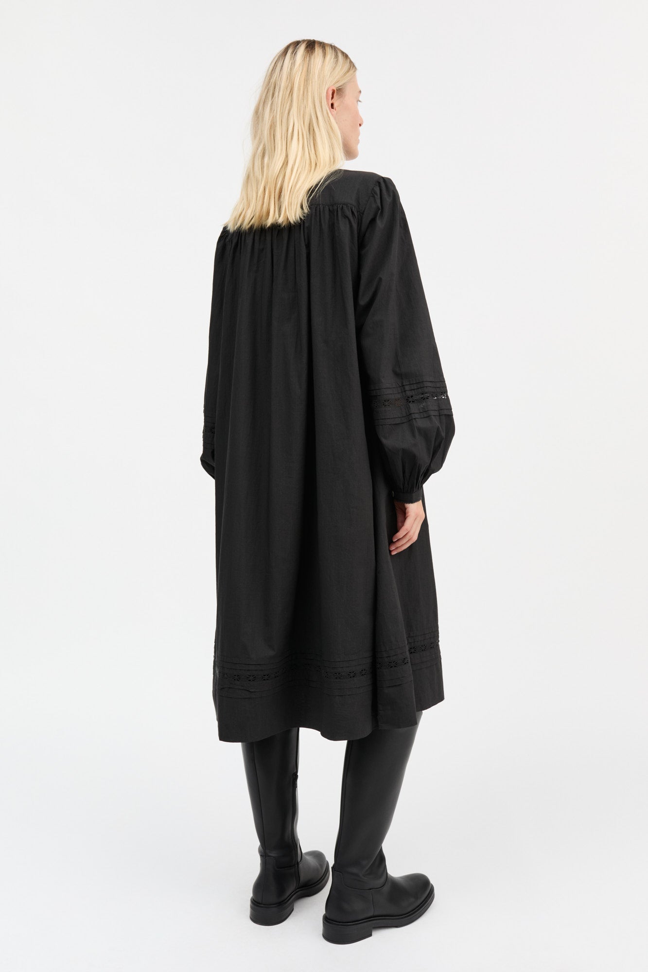 Skall Studio Leaf shirtdress Dress Black