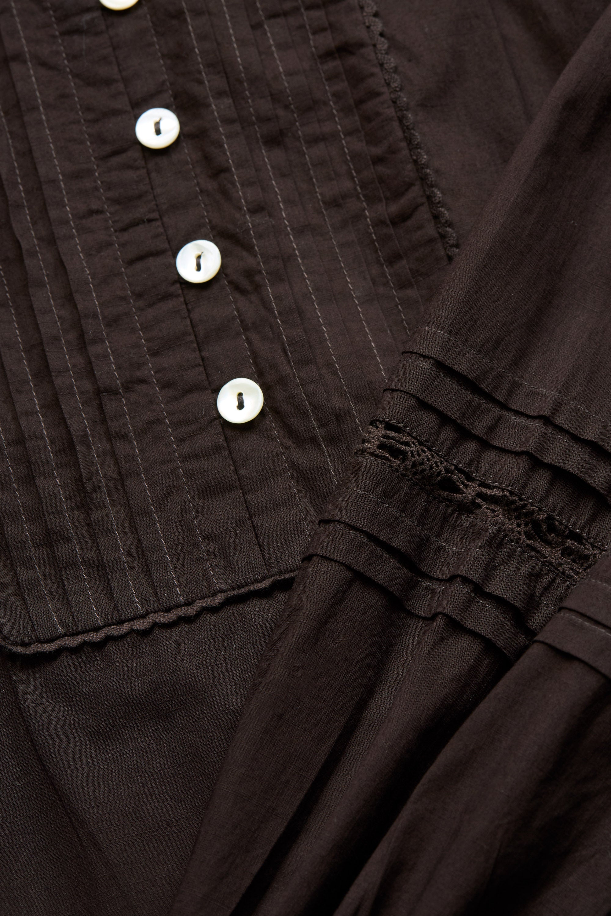 Skall Studio Leaf shirtdress Dress Dark brown