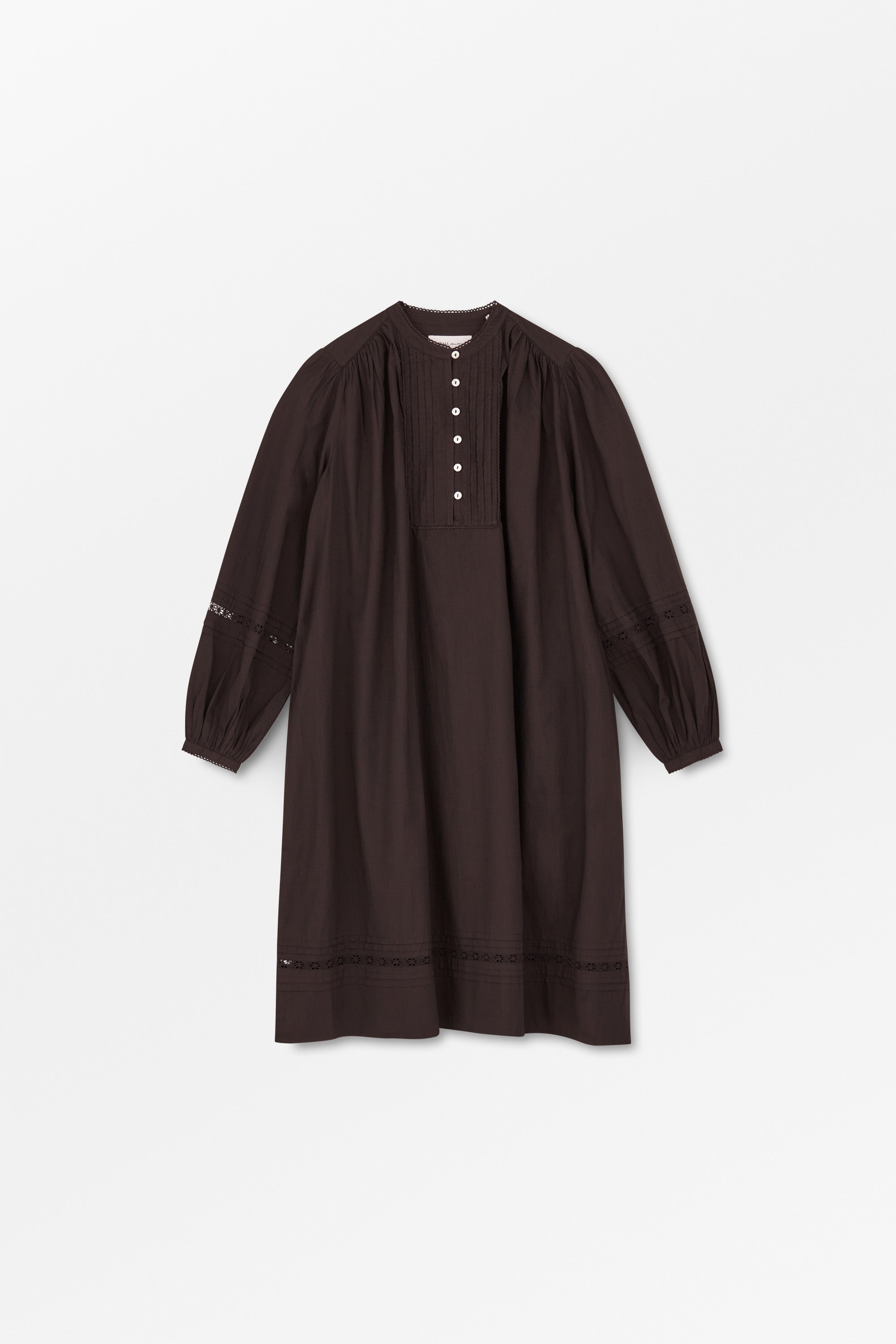 Skall Studio Leaf shirtdress Dress Dark brown