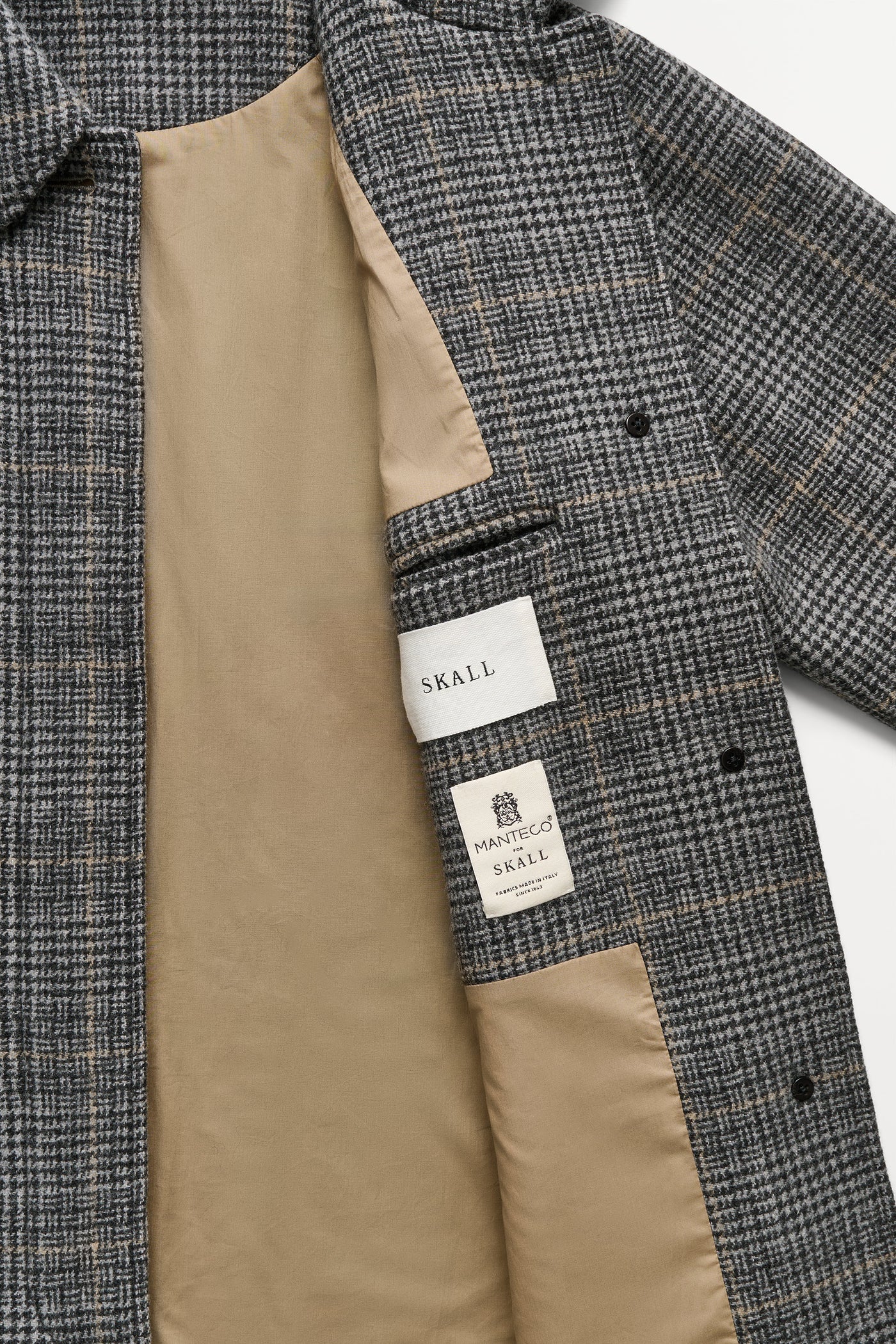 Skall Studio Mary coat Coat Grey check