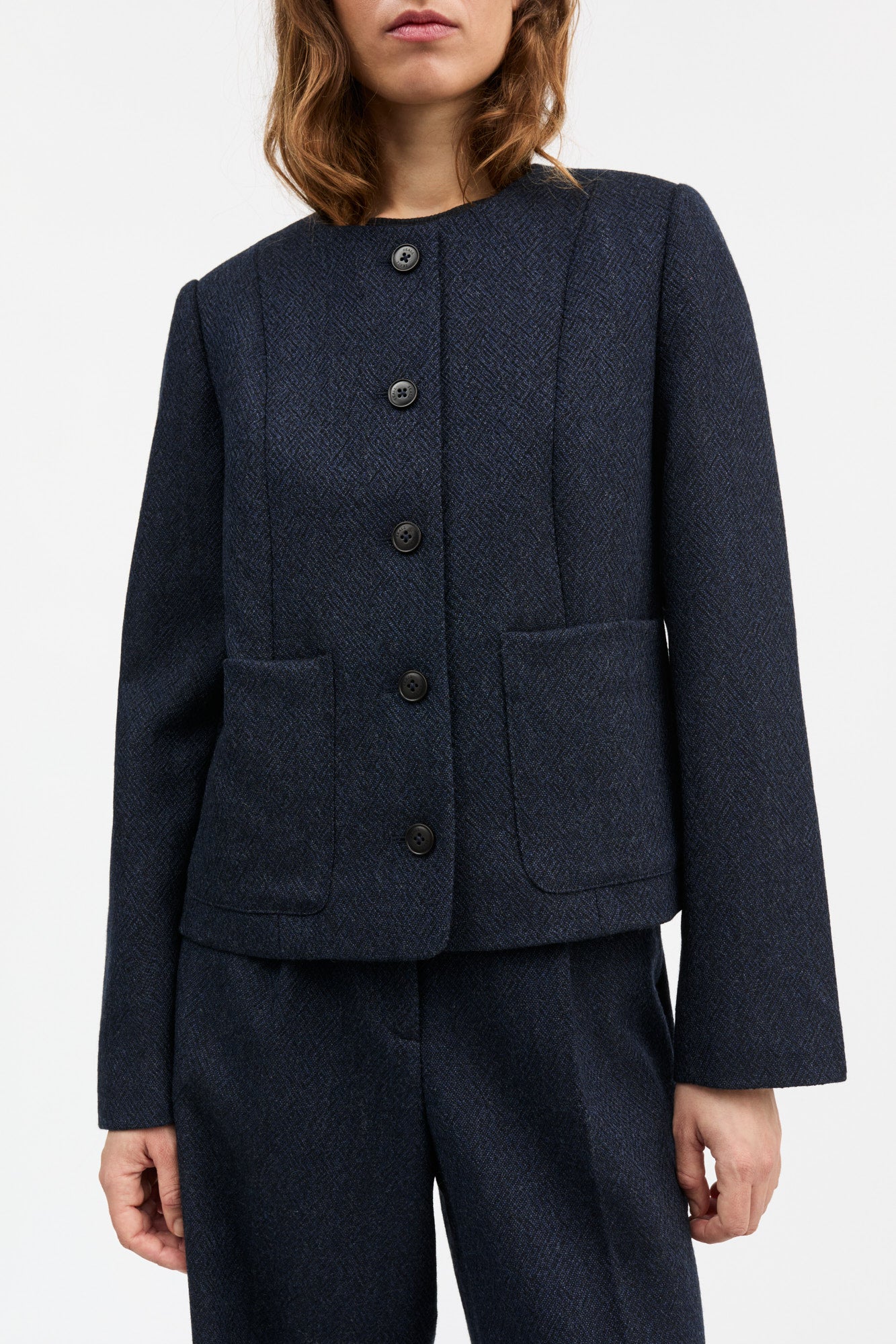 Skall Studio Mona jacket Jacket Navy black