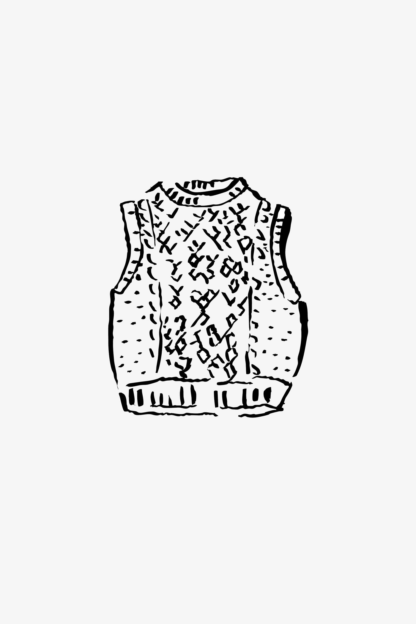 Oda Vest Knitting Pattern