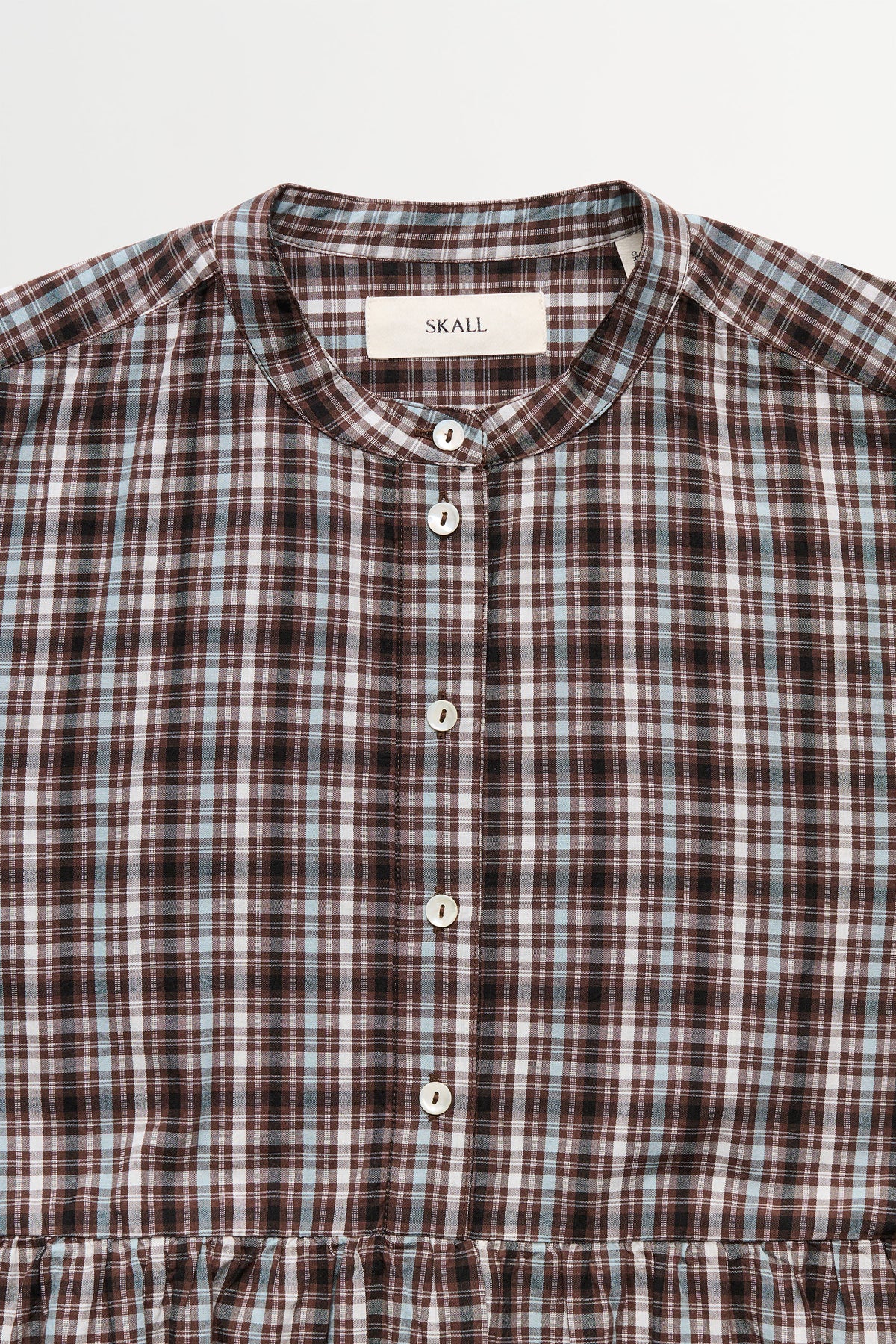 Skall Studio Ritu dress Dress Brown/Blue check