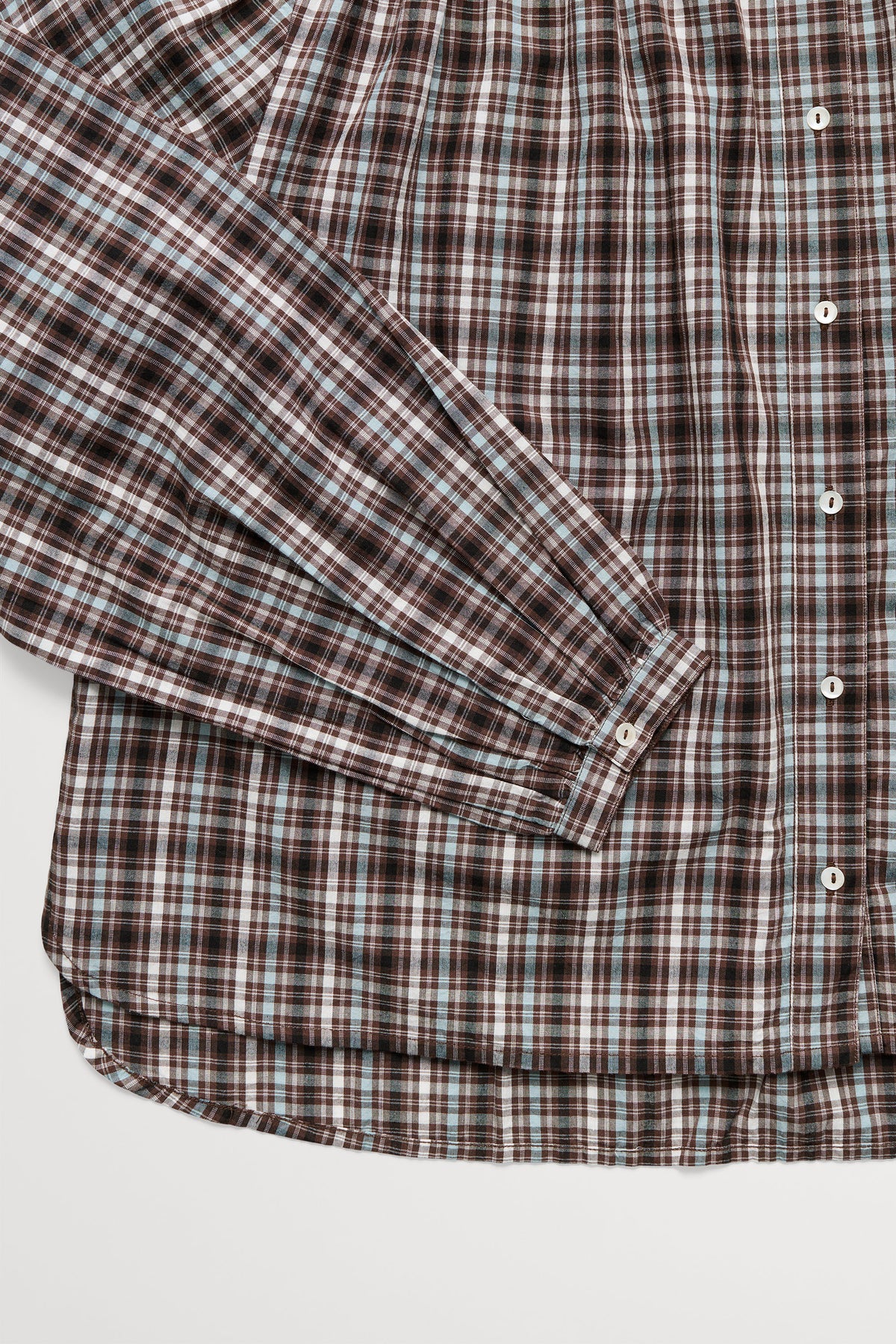 Skall Studio Ritu shirt Shirt Brown/Blue check
