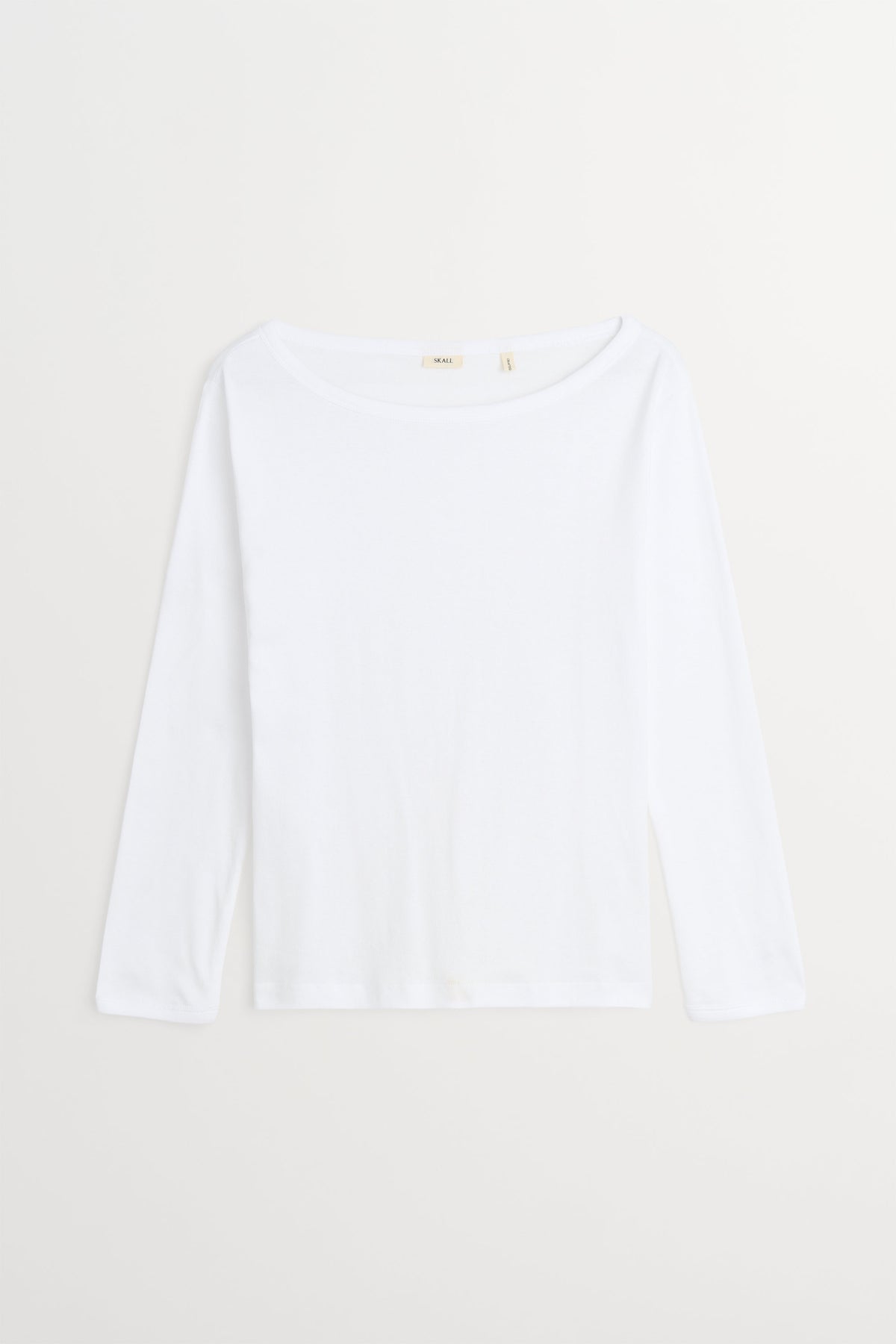 Skall Studio Seventies wide neck blouse Tee Optic white