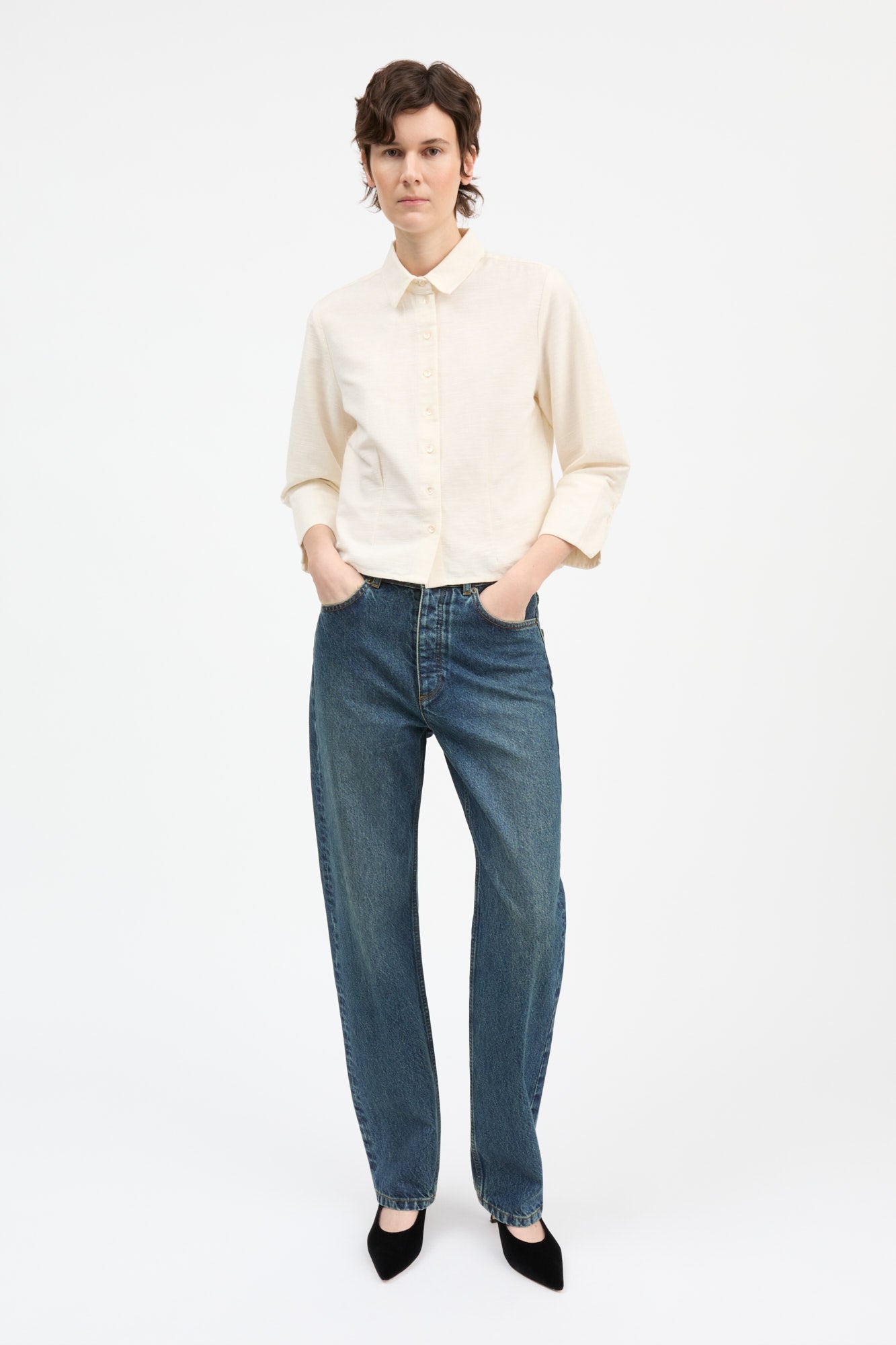 Skall Studio Sharon straight jeans Jeans Washed dark blue