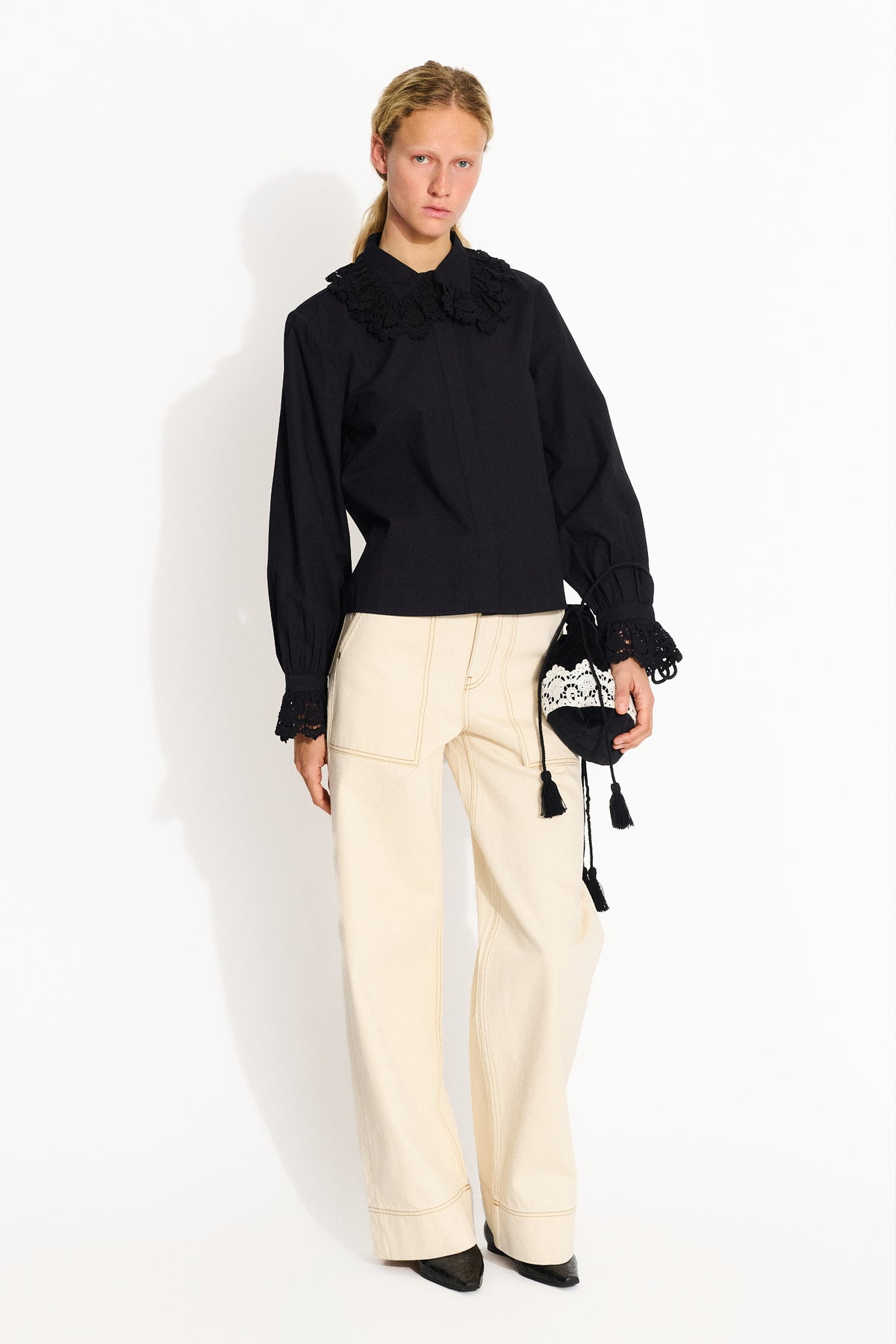 Skall Studio Vinnie shirt Shirt Black