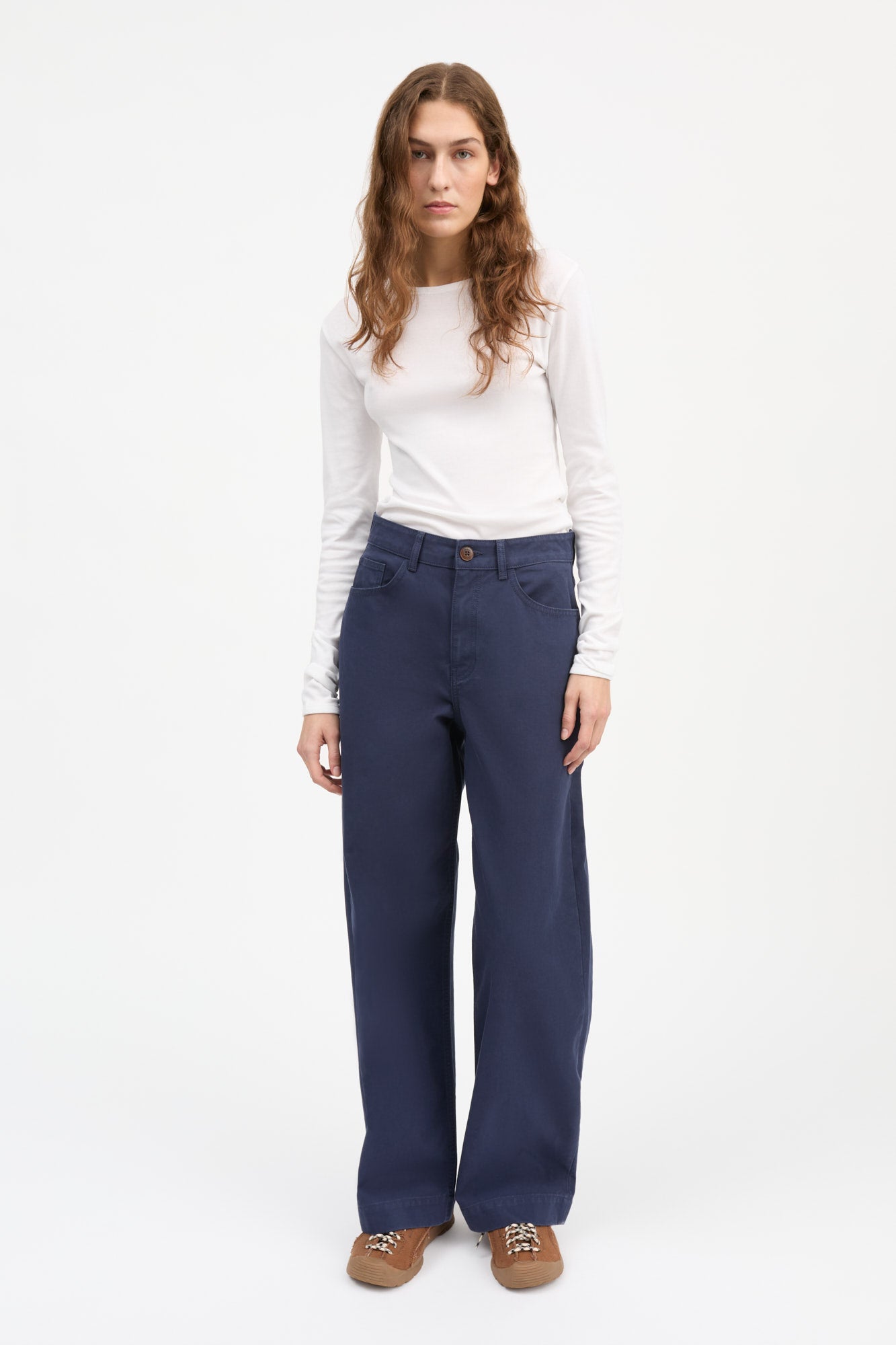 Skall Studio Wesley trousers Pants Evening blue