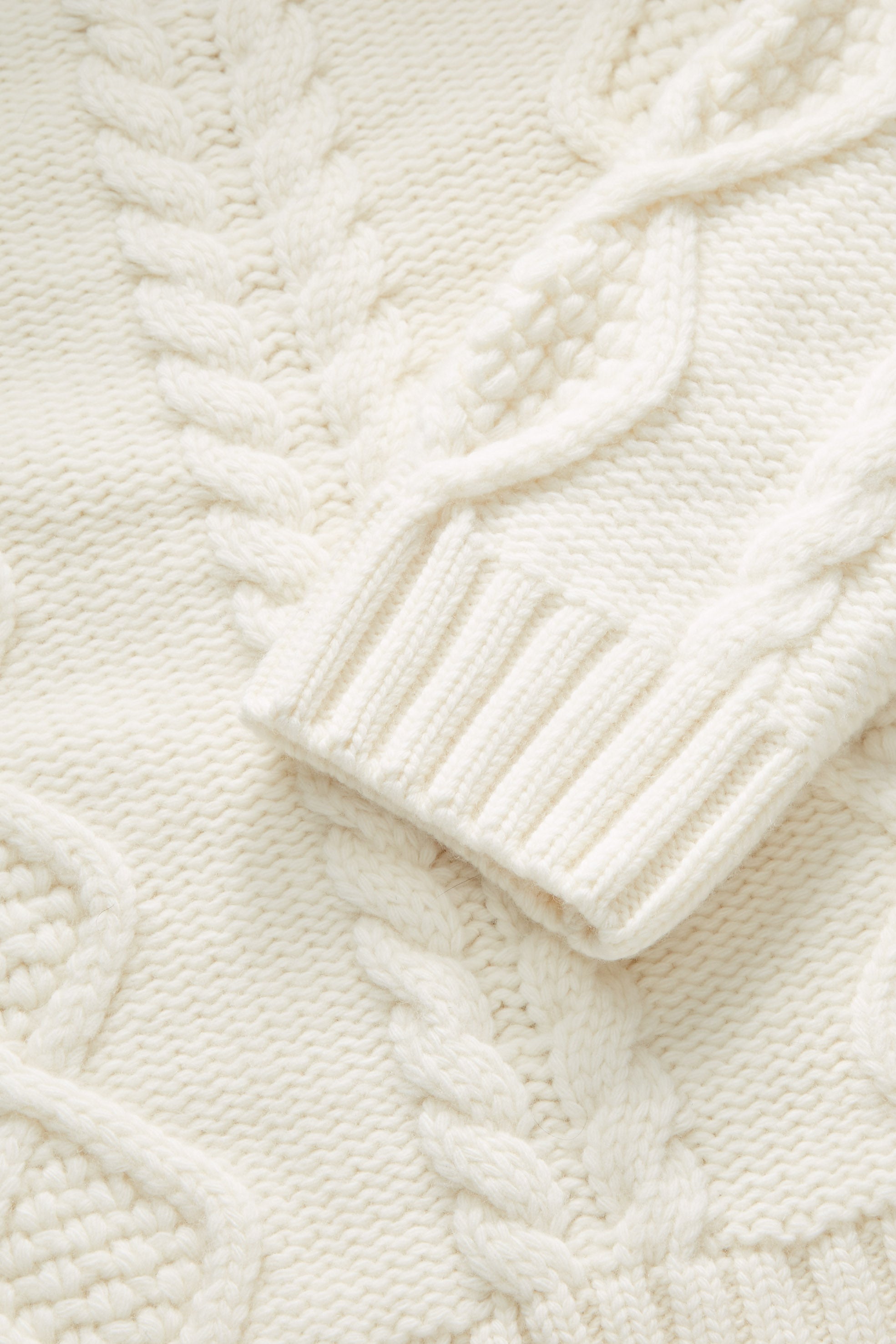 Skall Studio White sun O-neck jumper Jumper Ecru