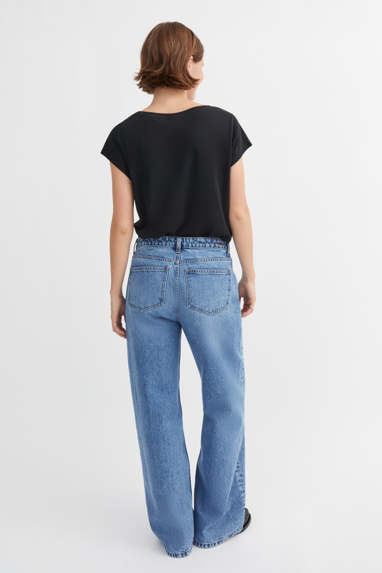 Skall Studio Willow wide jeans Jeans Worn mid blue