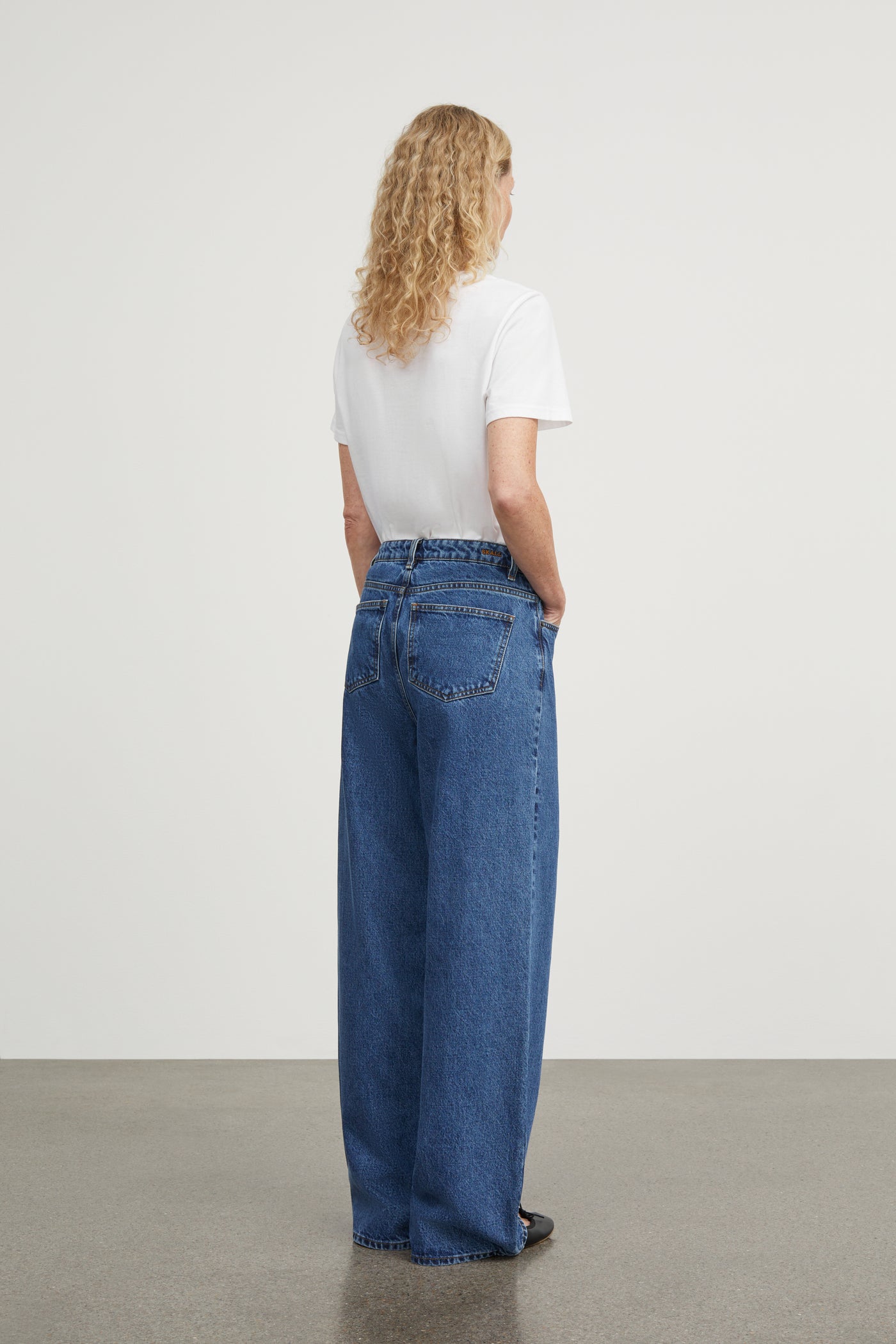 Skall Studio Willow wide jeans Jeans Mid blue