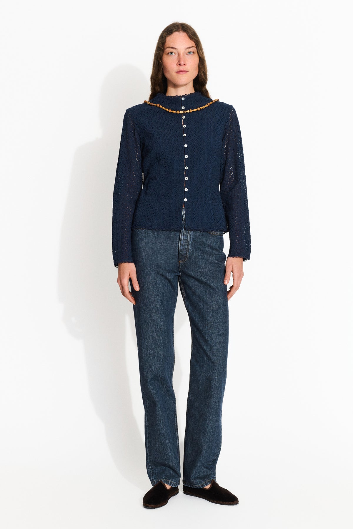 Skall Studio Winona shirt Shirt Dark navy